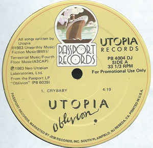 UTOPIA - OBLIVION - SPECIAL RADIO SAMPLER